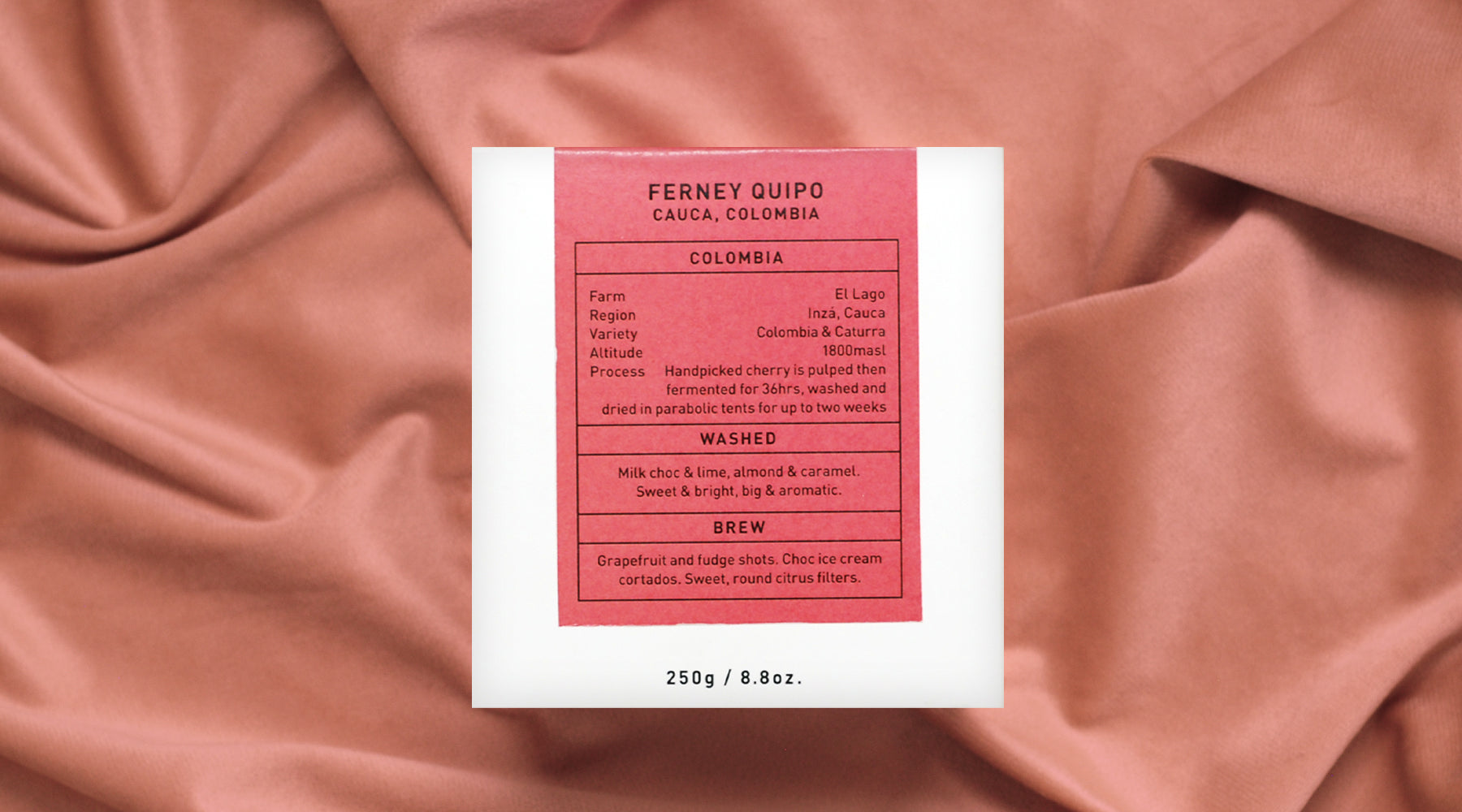 Ferney Quipo, Washed, Cauca